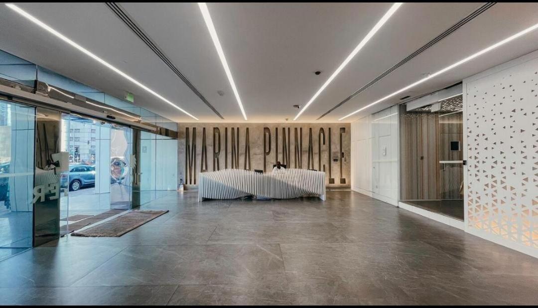 High Floor With City Skyline & Burj Khalifa View 3 Bedroom Unit Marina Dubai Bagian luar foto