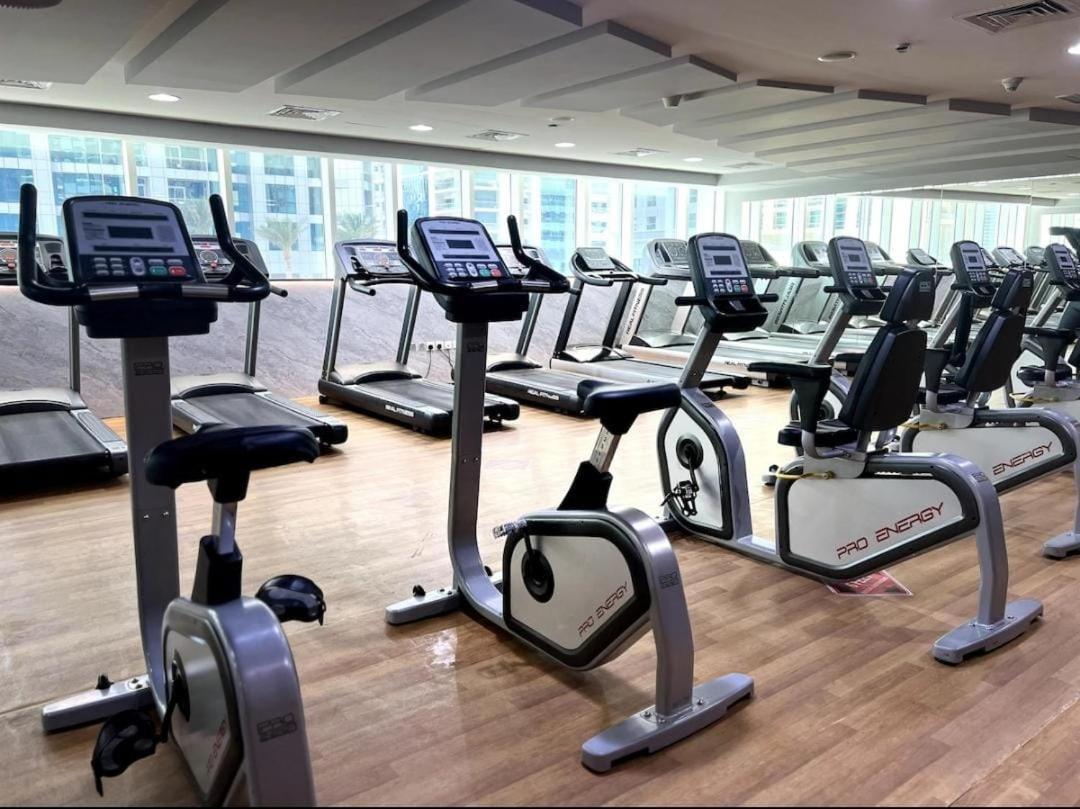 High Floor With City Skyline & Burj Khalifa View 3 Bedroom Unit Marina Dubai Bagian luar foto