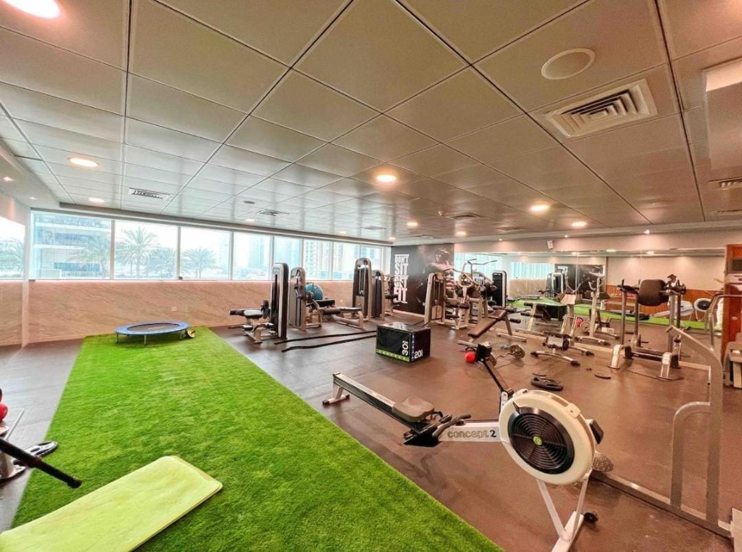 High Floor With City Skyline & Burj Khalifa View 3 Bedroom Unit Marina Dubai Bagian luar foto