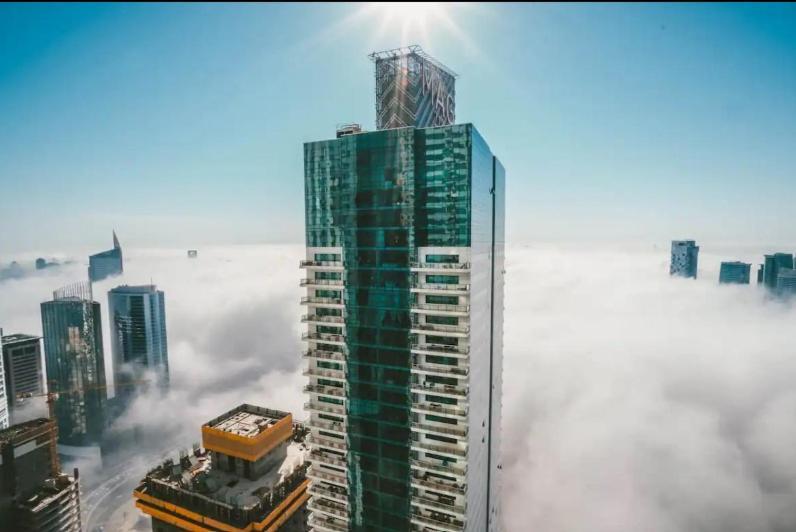 High Floor With City Skyline & Burj Khalifa View 3 Bedroom Unit Marina Dubai Bagian luar foto